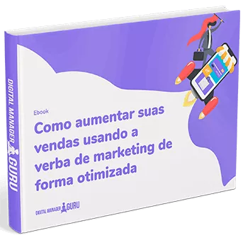 Cover de Ebook como aumentar suas vendas usando a verba de marketing de forma otimizada
