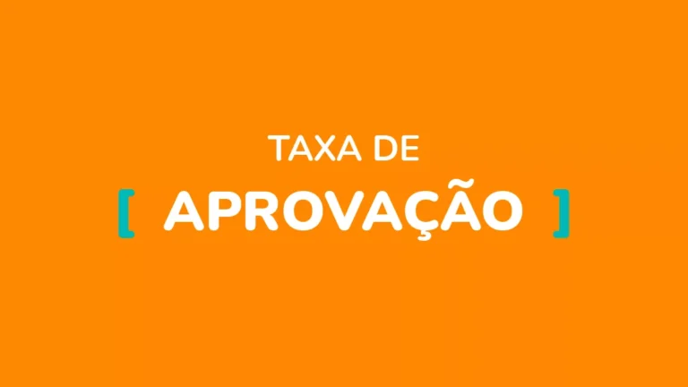 taxa de aprovacao