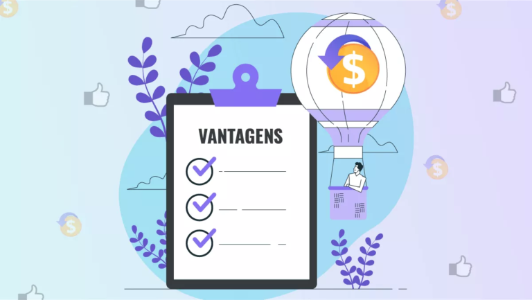 clipboard com lista de vantagens