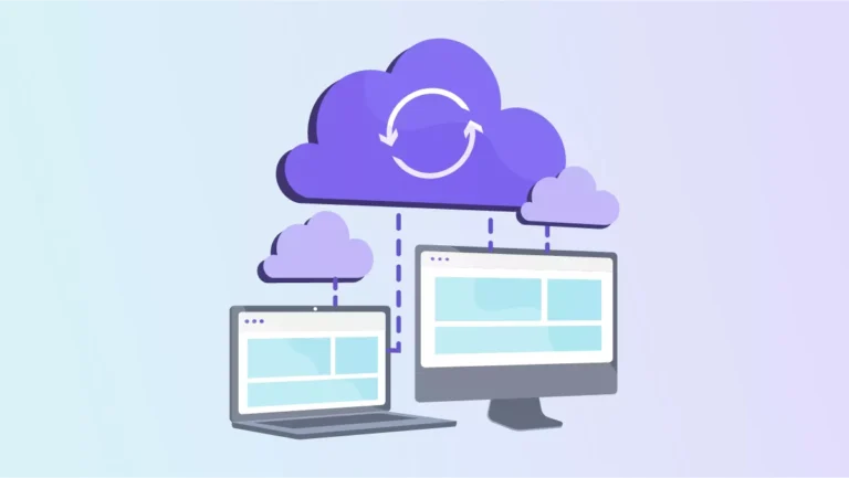 computadores interligados através de cloud