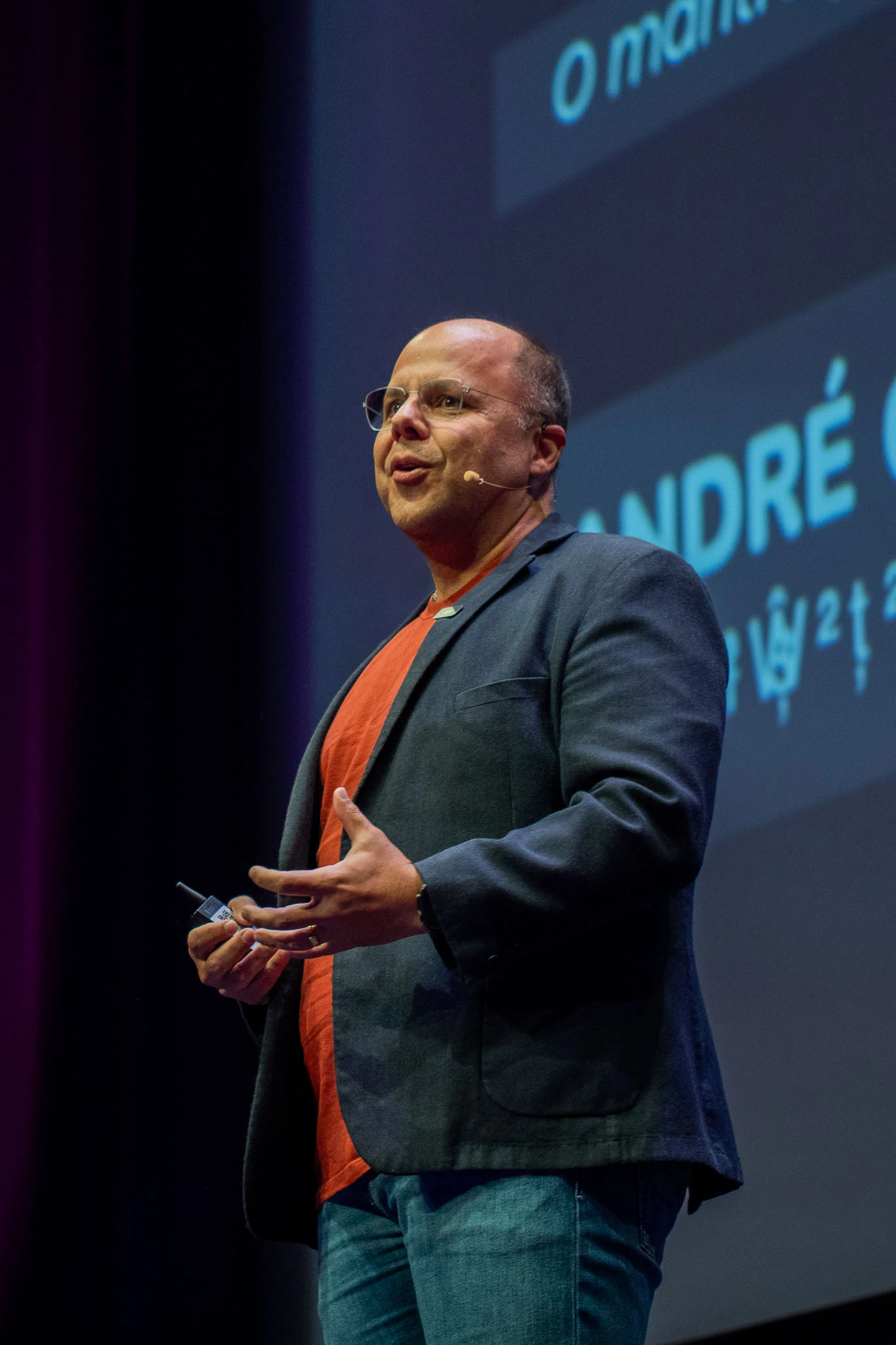 Andre cruz a palestrar