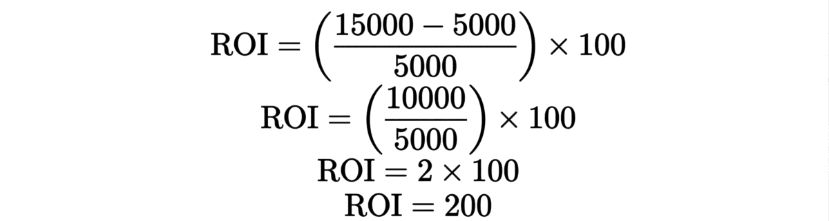 calculo ROI